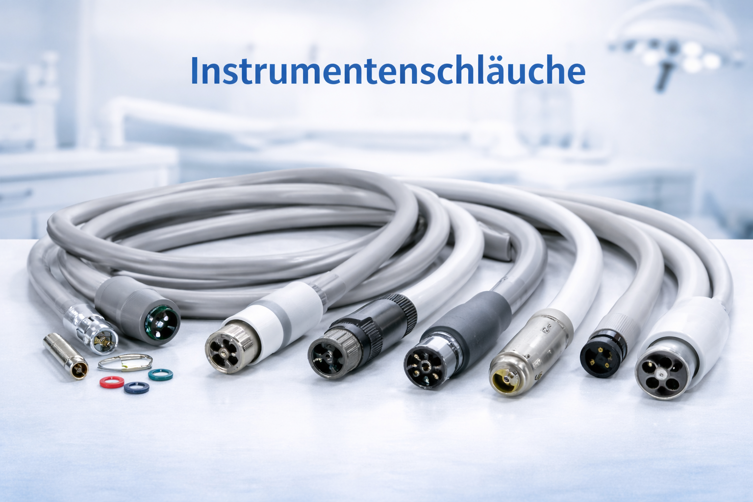 Instrumentenschläuche für Dentaleinheiten – Motorschläuche, Turbineschläuche, ZEG-Schläuche und Ersatzschläuche für Zahnarztpraxen und Dentalservice.