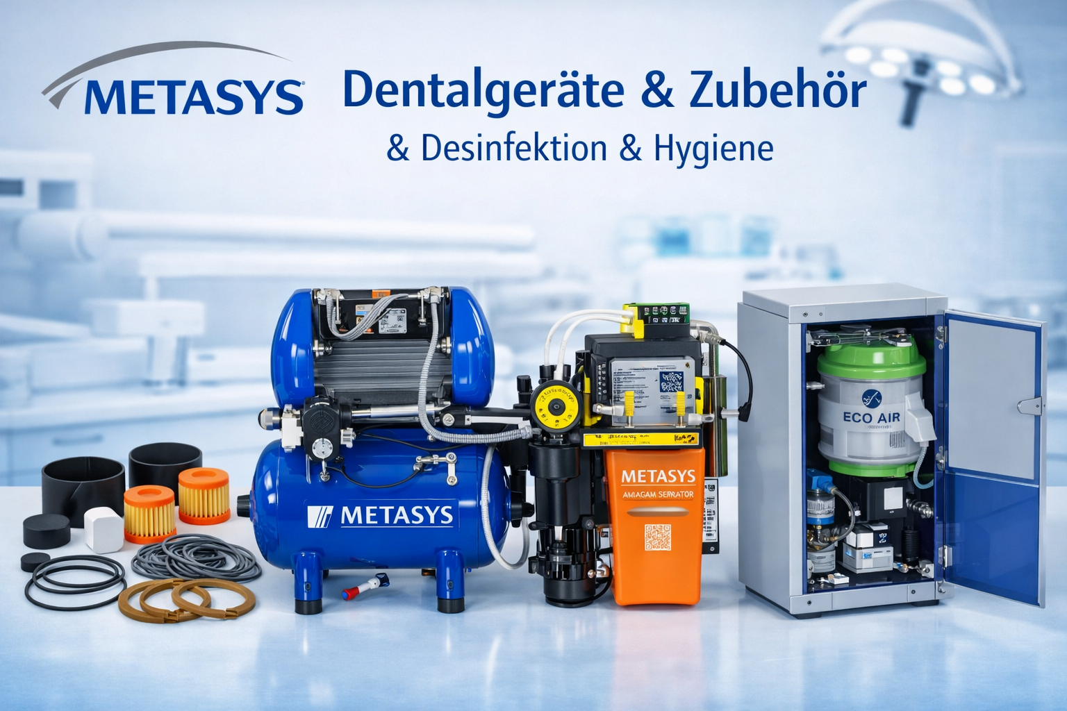 Metasys Dentalgeräte, Hygienetechnik und Versorgungssysteme
