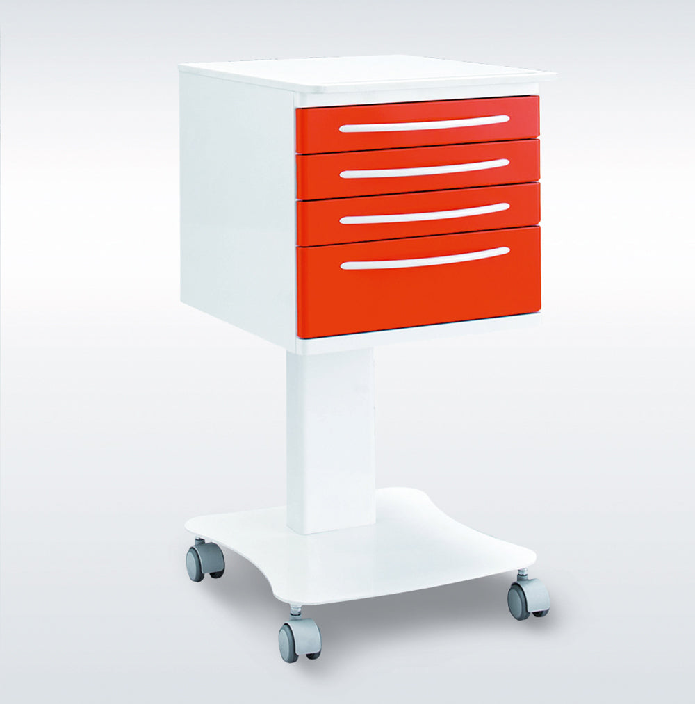 DTS- Design Gerätewagen Cart SERVO S4 mit Option Luft-/Wasserversorgung für die Zahnarztpraxis im Onlineshop sdc-dental.de kaufen