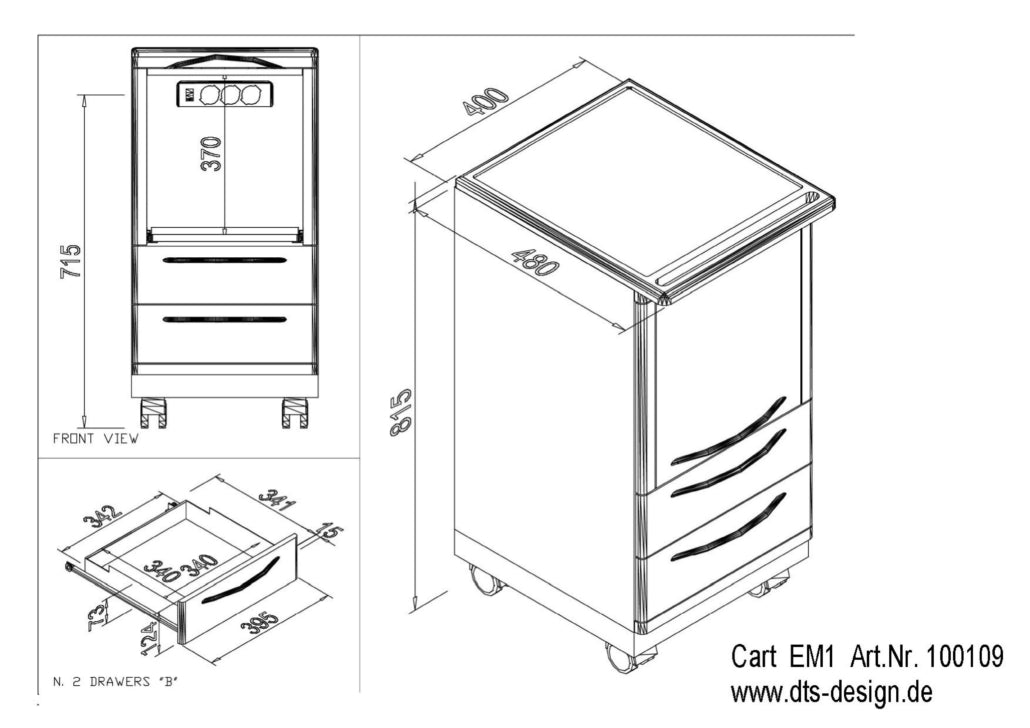 <strong>DTS- Design Cart Multifunktion EM1</strong>