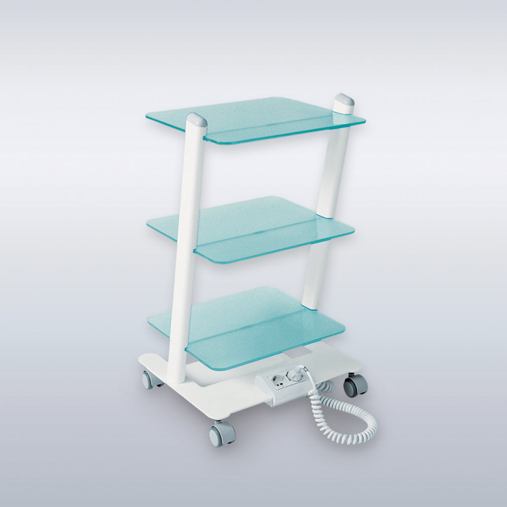 DTS-Design Glas-Cart LARGE mit Option Wasser-/ Luftversorgung für die Zahnarztpraxis im Onlineshop sdc-dental.de kaufen