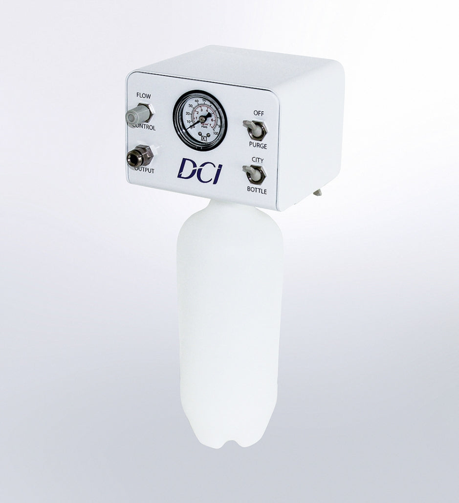 DCI® Clean-Water-System SINGLE DELUXE Asepsis mit Umschalter und 750ml Flasche für die Zahnarztpraxis im Onlineshop sdc-dental.de kaufen