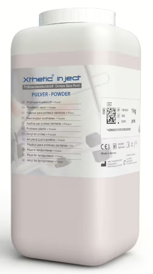 AcrylX Xthetic inject PMMA Prothesenkunststoff für Injektionstechnik im Dentallabor