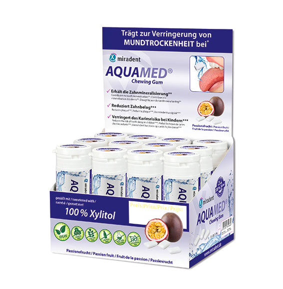 <strong>Miradent Aquamed® Chewing Gum</strong><br>Mundpflegekaugummi