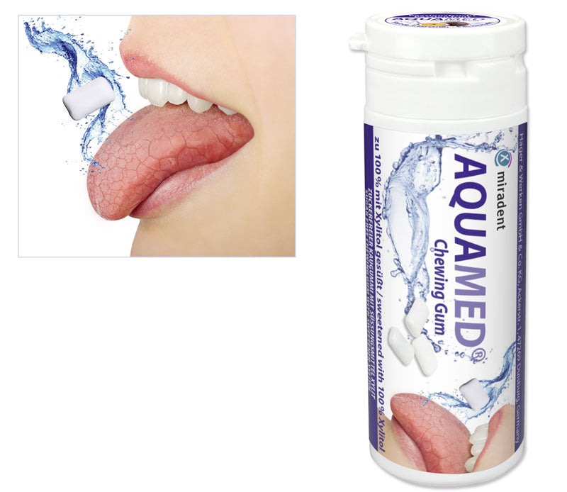 <strong>Miradent Aquamed® Chewing Gum</strong><br>Mundpflegekaugummi