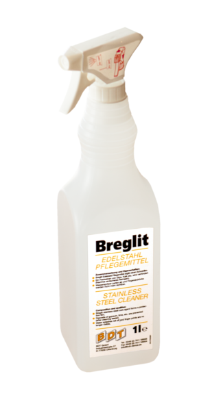 Ein Spezialprodukt der BDT-GmbH zum Einsatz im Dentallabor für alle Edelstahlflächen. Nach dem Behandeln der Edelstahlflächen verschwinden Fingerpuren, Ränder, Flecken und Anlaufstelen. Der Schutzfilm verhindert ein schnelles Festsetzen von Gips, Kalk, etc.