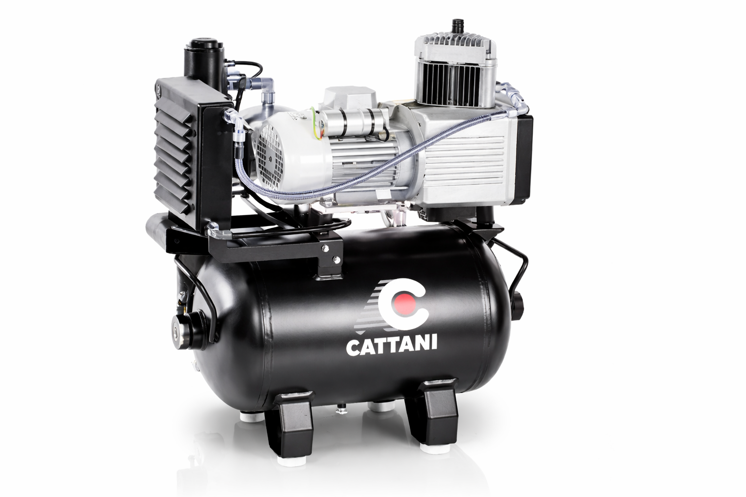 Cattani 1 Zylinder Dental Kompressor 30 Liter ölfrei für Zahnarztpraxis Einzelbehandler