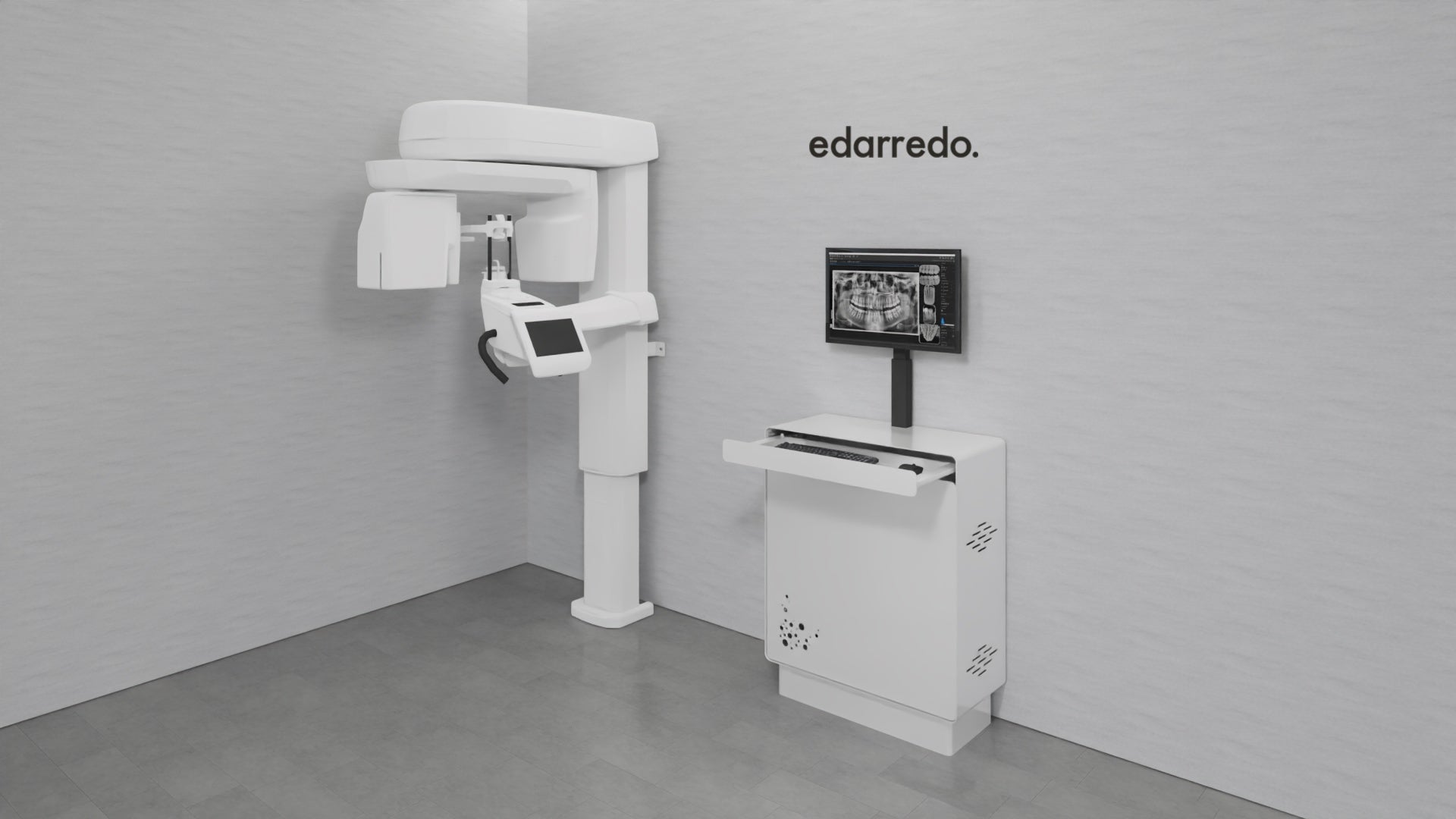 <strong>Edarredo Didi Workstation</strong> <br> Stahlschrank für PC