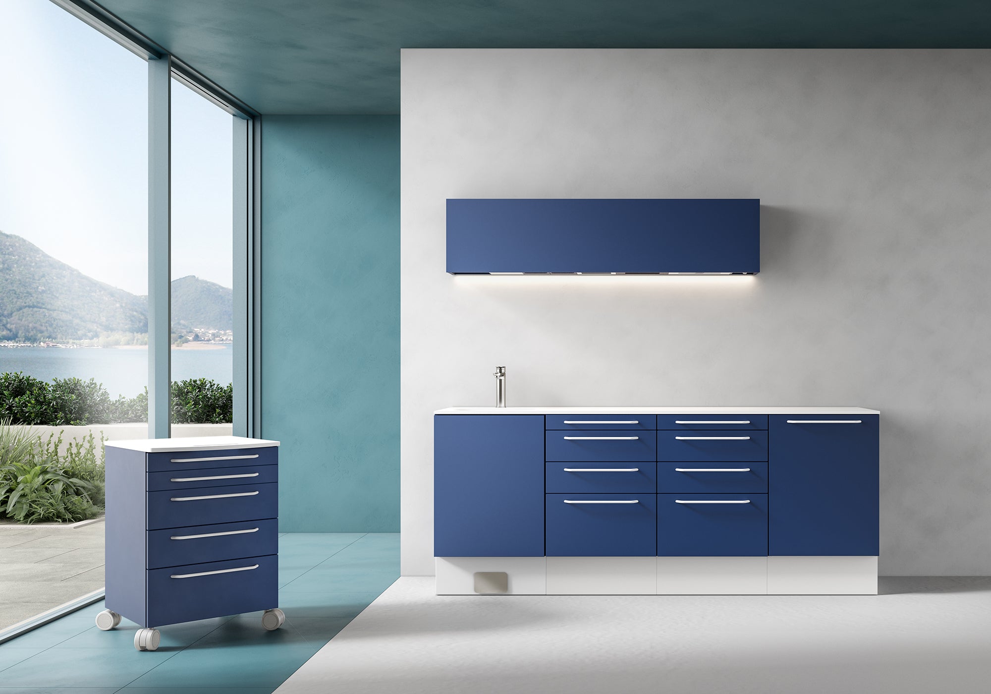 <strong>Edarredo Behandlungszeile aus hochwertigem Stahl</strong><br> e.04