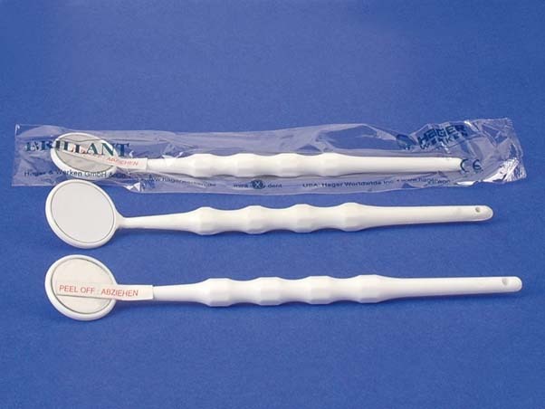 Hager & Werken Brillant Einmalmundspiegel aus Kunststoff - online bestellen bei SDC-Dental!