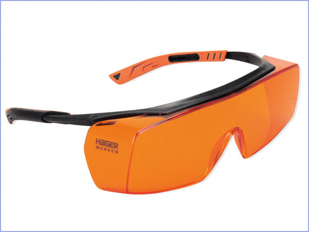Hager & Werken H&W Super Fit UV OTG Überbrille für Polymerisationslampen