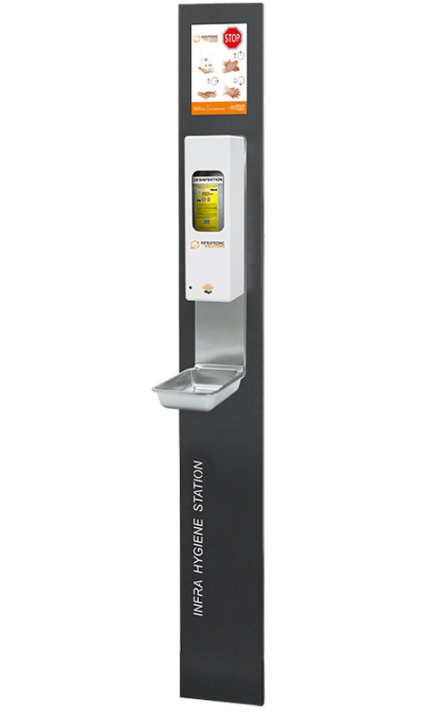 <strong>Infratronic Solutions Hygiene Station für EURO-2 Spender</strong><br>Standfuß / Rollen / Wandmontage / Multimedia