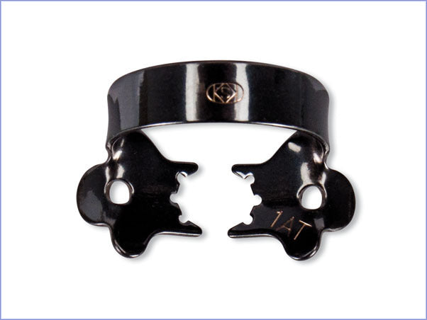 <strong>Fit-Kofferdam® Klammern Black</strong><br>Mattschwarze Kofferdam Klammern