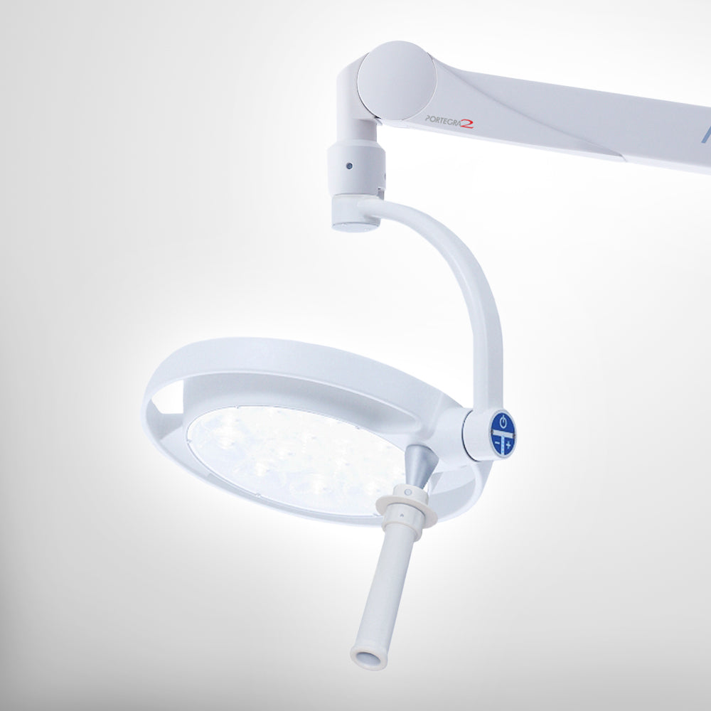 MAVIG LED120F LED-Untersuchungsleuchte mit 50.000 Lux und Portegra2 Tragarm