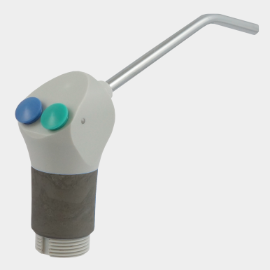 <strong> Mytronic MC 3FP-S Spritzekopf abgewinkelt</strong><br>Softgrip in 5 Farben - Tastknöpfe blau/grün</strong>