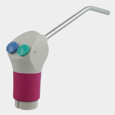 <strong> Mytronic MC 3FP-S Spritzekopf (abgewinkelt)<br>Softgrip in 5 Farben - Tastknöpfe blau/grün</strong>