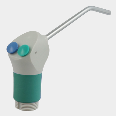 <strong> Mytronic MC 3FP-S Spritzekopf (abgewinkelt)<br>Softgrip in 5 Farben - Tastknöpfe blau/grün</strong>