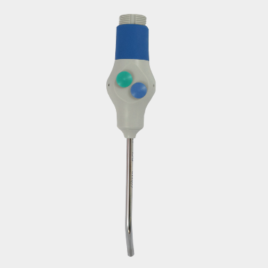 <strong> Mytronic MC 3FP-S Spritzekopf (gerade)<br>Softgrip in 5 Farben - Tastknöpfe blau/grün</strong>