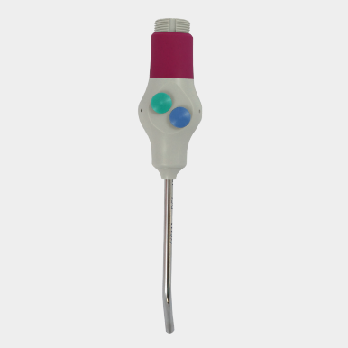 <strong> Mytronic MC 3FP-S Spritzekopf (gerade)<br>Softgrip in 5 Farben - Tastknöpfe blau/grün</strong>