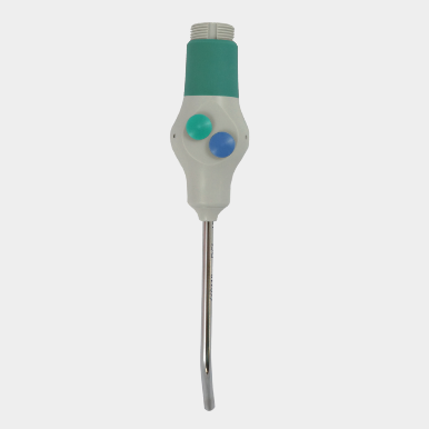 <strong> Mytronic MC 3FP-S Spritzekopf (gerade)<br>Softgrip in 5 Farben - Tastknöpfe blau/grün</strong>