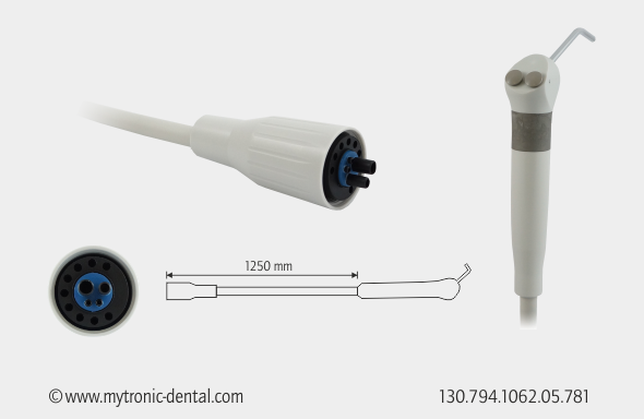 <strong> Mytronic MC 3FP Spritze</strong><br> (abgewinkelt) mit Schlauch<br>DCI® Spritze<br> KaVo® Einheit: 1057 - 1080