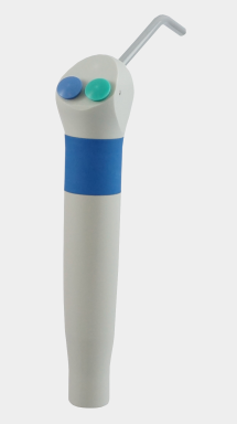 <strong> Mytronic MC 3FP Spritze abgewinkelt ohne Schlauch</strong><br>Softgrip in 5 Farben - Tastknöpfe blau/grün</strong>