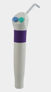 <strong> Mytronic MC 3FP Spritze (abgewinkelt) ohne Schlauch<br>Softgrip in 5 Farben - Tastknöpfe blau/grün</strong>