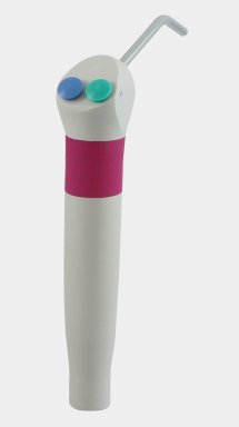 <strong> Mytronic MC 3FP Spritze (abgewinkelt) ohne Schlauch<br>Softgrip in 5 Farben - Tastknöpfe blau/grün</strong>