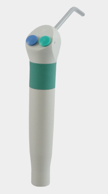 <strong> Mytronic MC 3FP Spritze (abgewinkelt) ohne Schlauch<br>Softgrip in 5 Farben - Tastknöpfe blau/grün</strong>