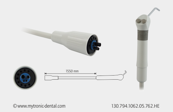 <strong> Mytronic MC 3FP Spritze (abgewinkelt) mit Schlauch<br>KaVo 6F Spritze</strong> <br> KaVo® Einheit: 1057 - 1080