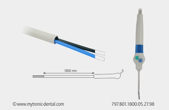 <strong>Mytronic MC 3FP Spritze (gerade) mit Schlauch<br> freie Enden</strong>