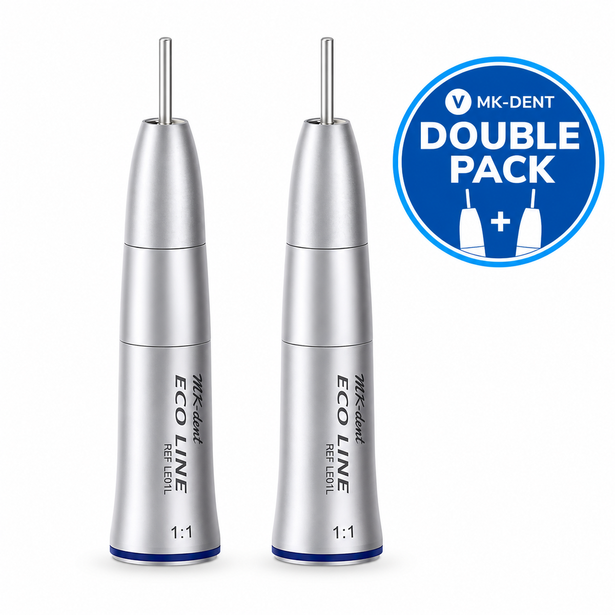 MK-dent LE21L Eco Line Winkelstück mit Licht – Double Pack Aktion