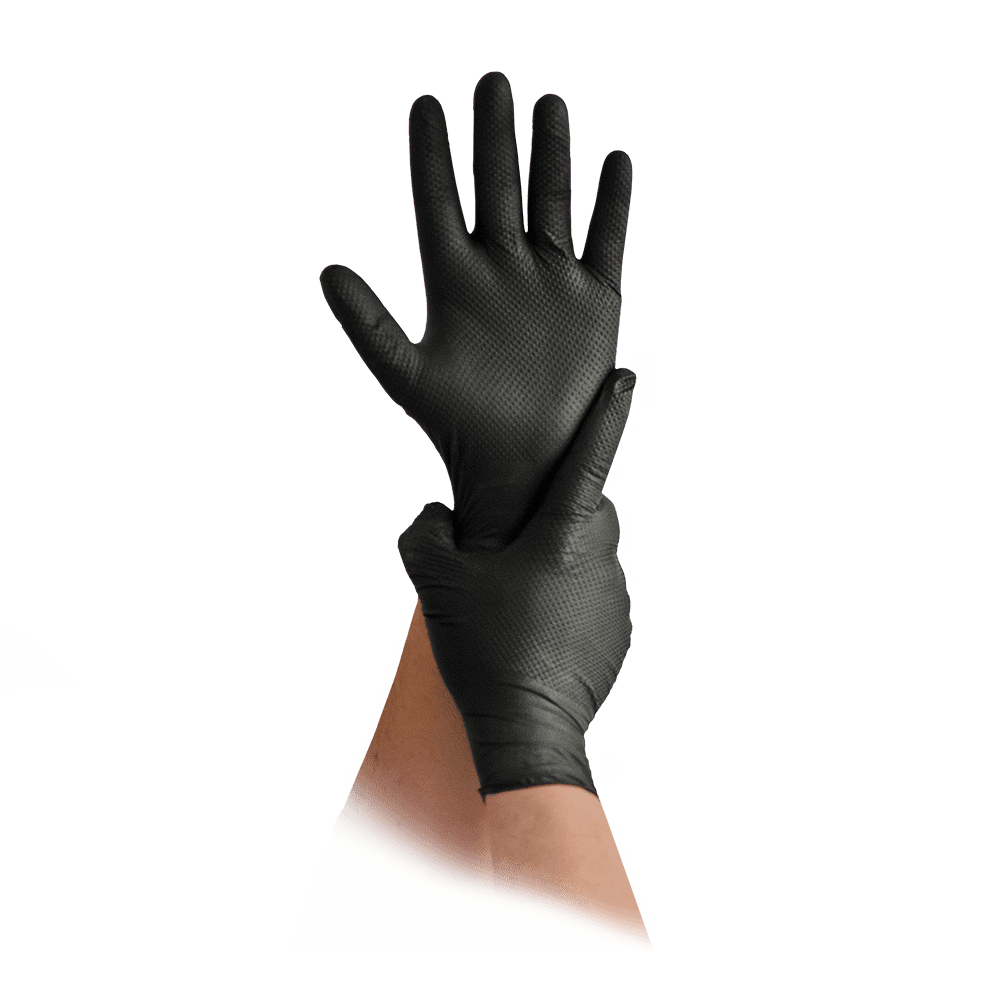 <strong>MaiMed® Diamond Grip</strong><br> Einmalhandschuhe Nitril<br>Diamantstruktur für optimalen Grip