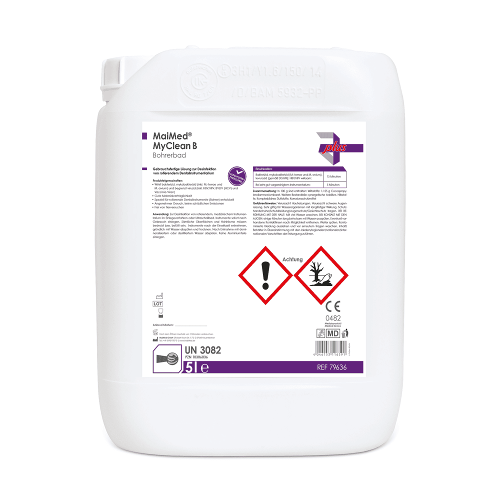 <strong>MaiMed® MyClean B</strong><br>Desinfektion für rotierende Dentalinstrumente