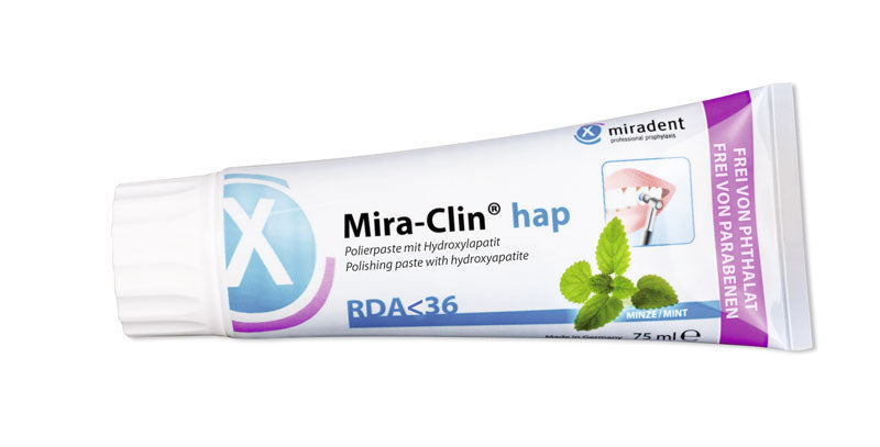 <strong>Miradent Mira-Clin® hap</strong><br>Polierpaste mit Hydroxylapatit