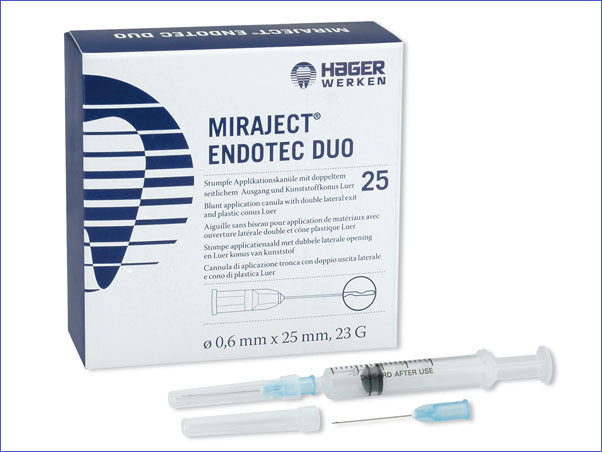 <strong>Hager & Werken Miraject® Endotec Duo</strong><br>Spezielle Kanüle zur Spülung mit zwei seitlichen Ausgängen
