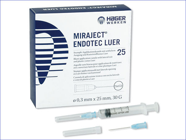 <strong>Hager & Werken Miraject® Endotec Luer</strong><br>Spezielle Kanüle zur Spülung mit seitlichem Ausgang