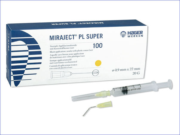 <strong>Hager & Werken Miraject® PL Super</strong><br>Stumpfe Luer Applikationskanüle