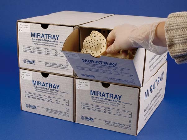 <strong>Hager & Werken Miratray®</strong><br>Einmal-Abformlöffel aus Kunststoff