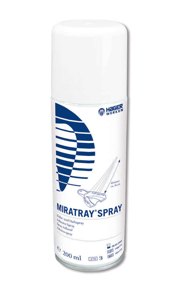 <strong>Hager & Werken Miratray® Spray</strong><br>Sprayhaftmittel für Alginate