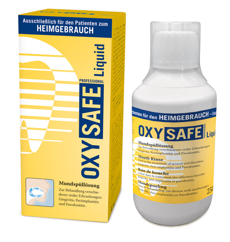 <strong>Miradent OXYSAFE® Professional</strong><br>Unterstützt bei Parodontitis und Periimplantitis