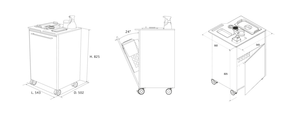 <strong>DTS Design Optimus </strong><br>Postoperatives Cart und Optionales Zubehör