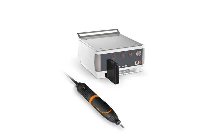 <strong>Schick Dental Q3 Profi Handstück</strong><br> komplett mit Steuergerät