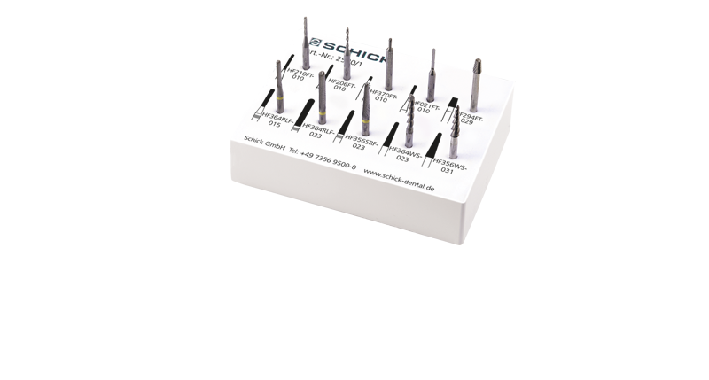 <strong>Schick Dental Fräsersatz</strong><br> 2,35 mm für das Fräsgerät