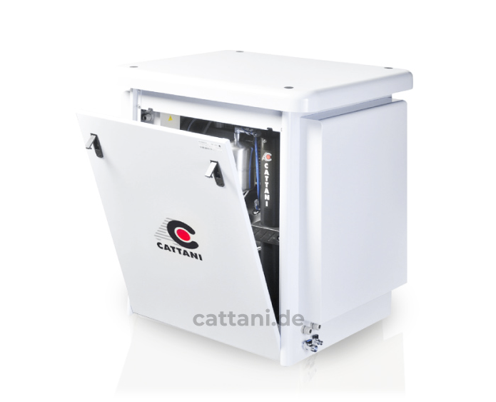 <strong>Cattani Schallschutzschrank für Kompressoren</strong><br>1-3 Zylinder Kompressoren