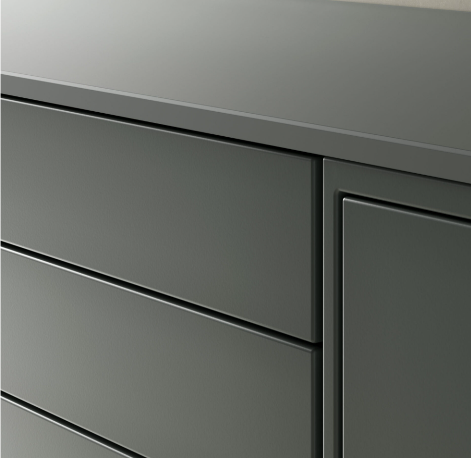 Edarredo Behandlungszeile aus hochwertigem Stahl e.03 Monocolore