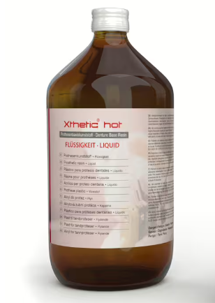 <strong>AcrylX GmbH<br></strong>Xthetic® hot<br>Flüssigkeit für Xthetic® hot Prothesenkunststoff