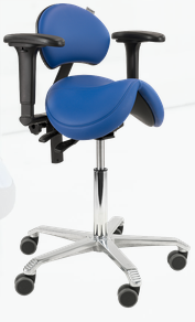 <strong>SCORE® Sattelstuhl „BARRAGE“</strong><br>Rückenlehne und Armlehnen