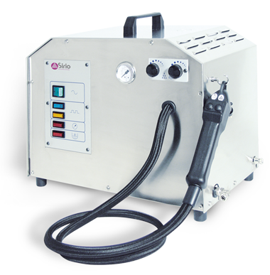 <strong>Sirio SR 902 Dampfstrahlgerät</strong><br>Anschluss an das Wassernetz