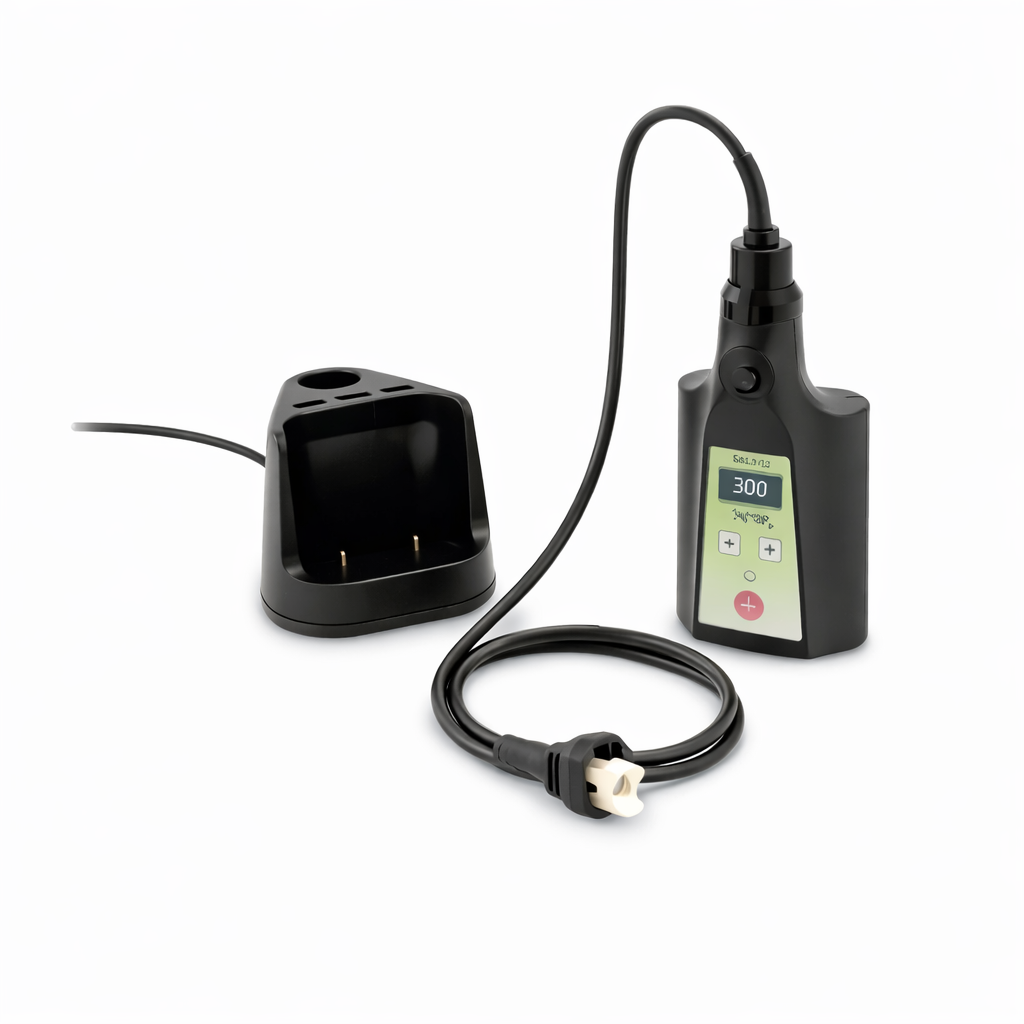 <strong>Schick Dental Akku-Set<br>Für Schick Handstücke</strong><br> Akkubetriebene Steuereinheit